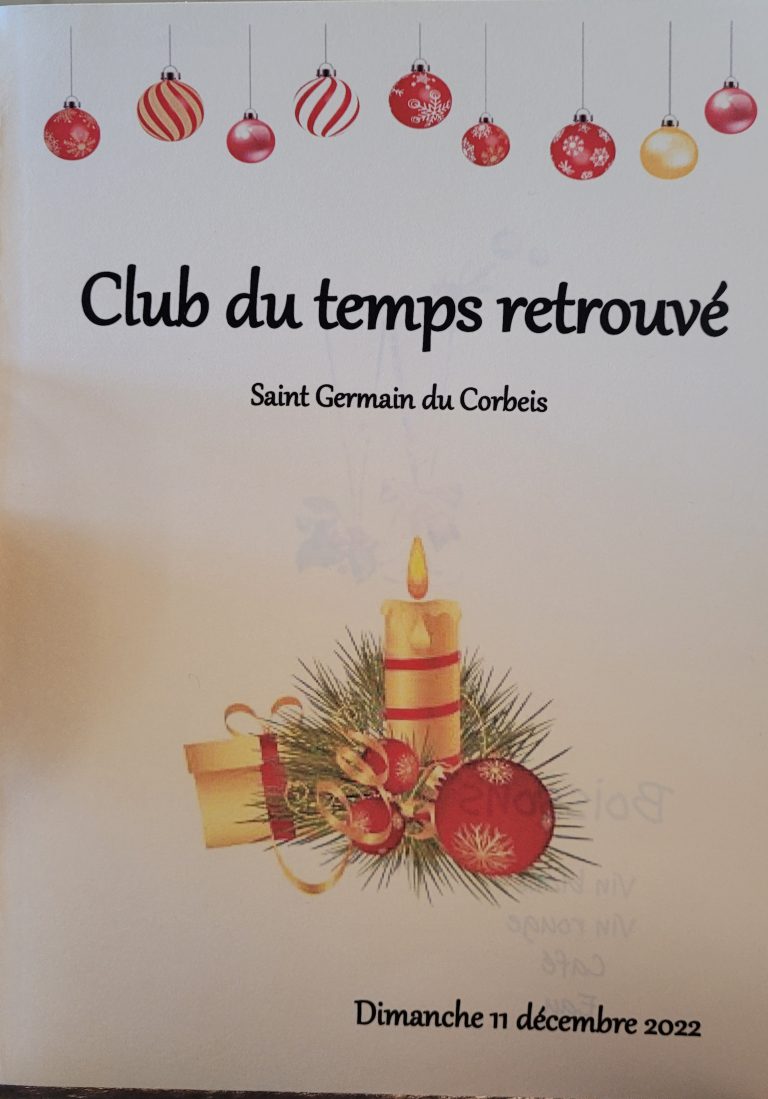 Le repas de NOËL 2022